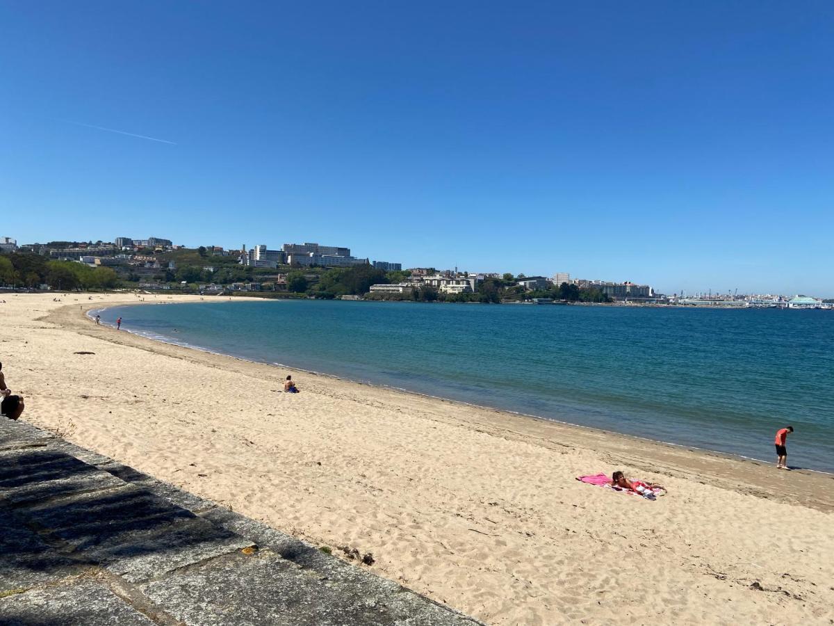 Apartamento A 5 Min Caminando De La Playa Sta. Cristina, Oleiros Bagian luar foto